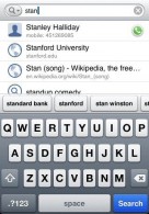 Aplicatia Google pentru telefoane mobile  permite cautarea vocala disponibila pentru iPhone