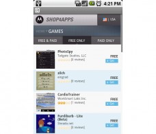 Shop4apps, primul portal Motorola pentru aplicatii Android